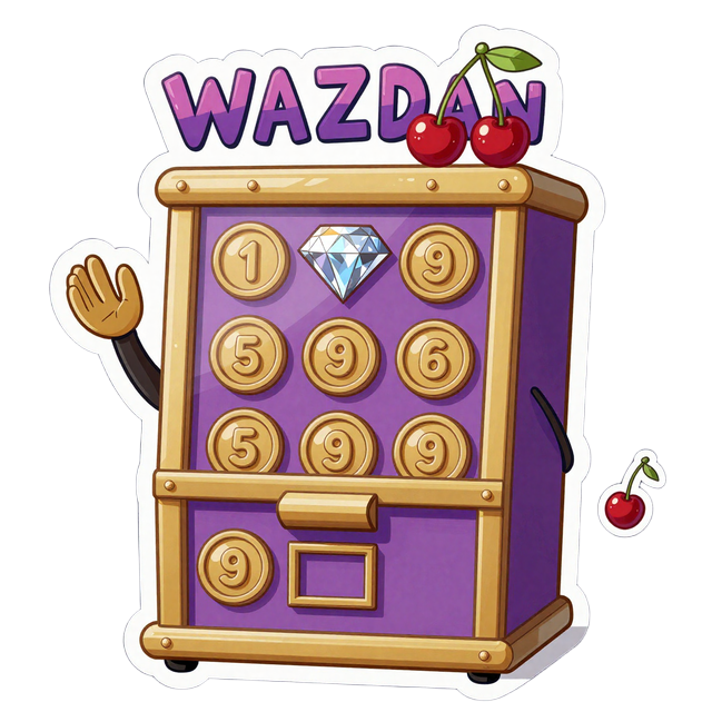 Wazdan Slot Maskottchen mit Kirschen und 9 Coins Diamond Symbolen im Total Casino